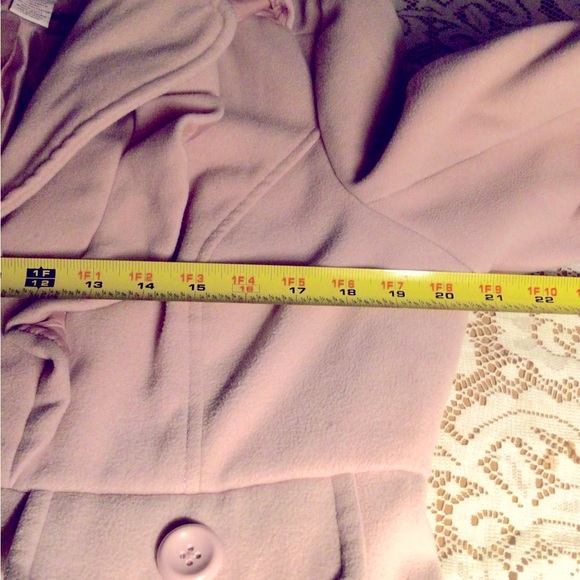 CANDIES DUST PINK RUFFLES COAT - Picture 10 of 12